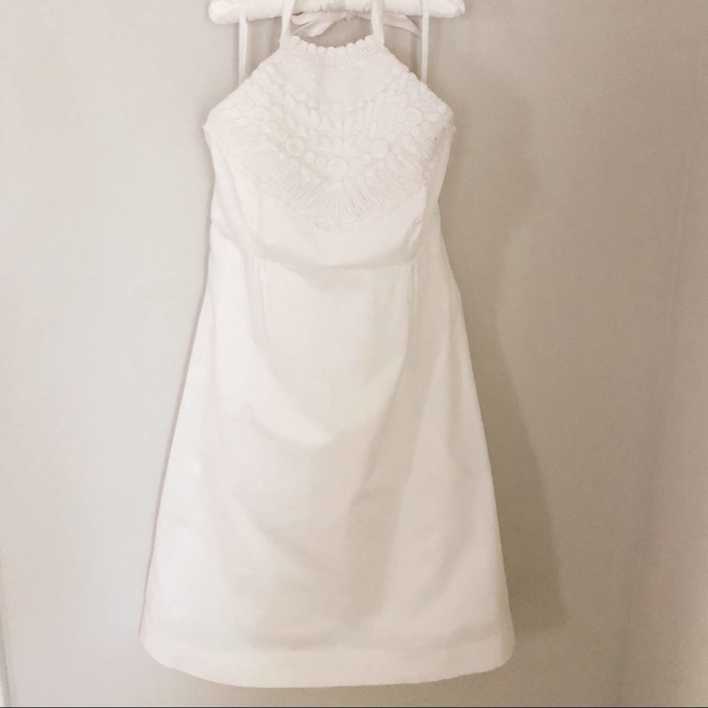Lilly Pulitzer Brighton Crocheted Halter Dress - Picture 7 of 8